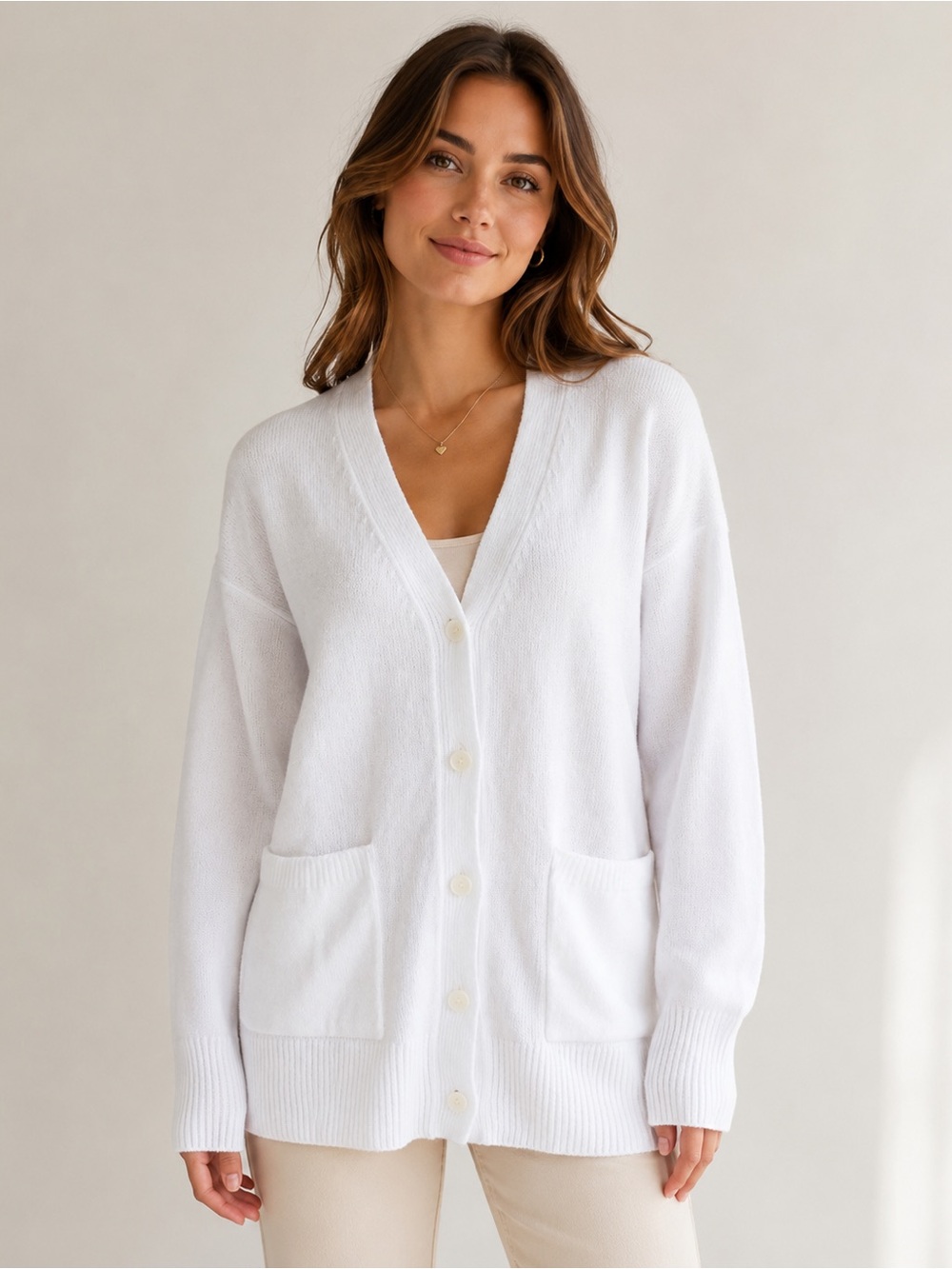 Eileen Fisher 100%Organic Cotton Cardigan XXS( run bigger )